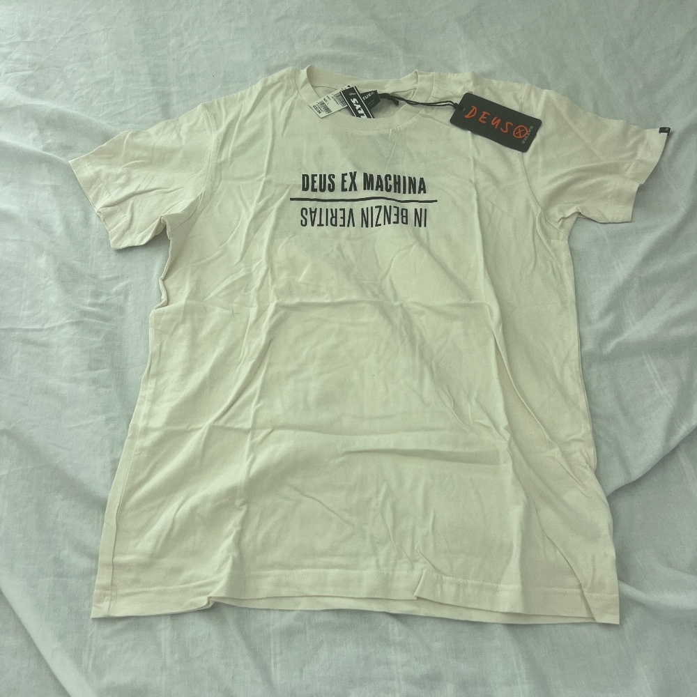 deus ex machina tshirt   Size large    Condition: NWT  Color: vintage white